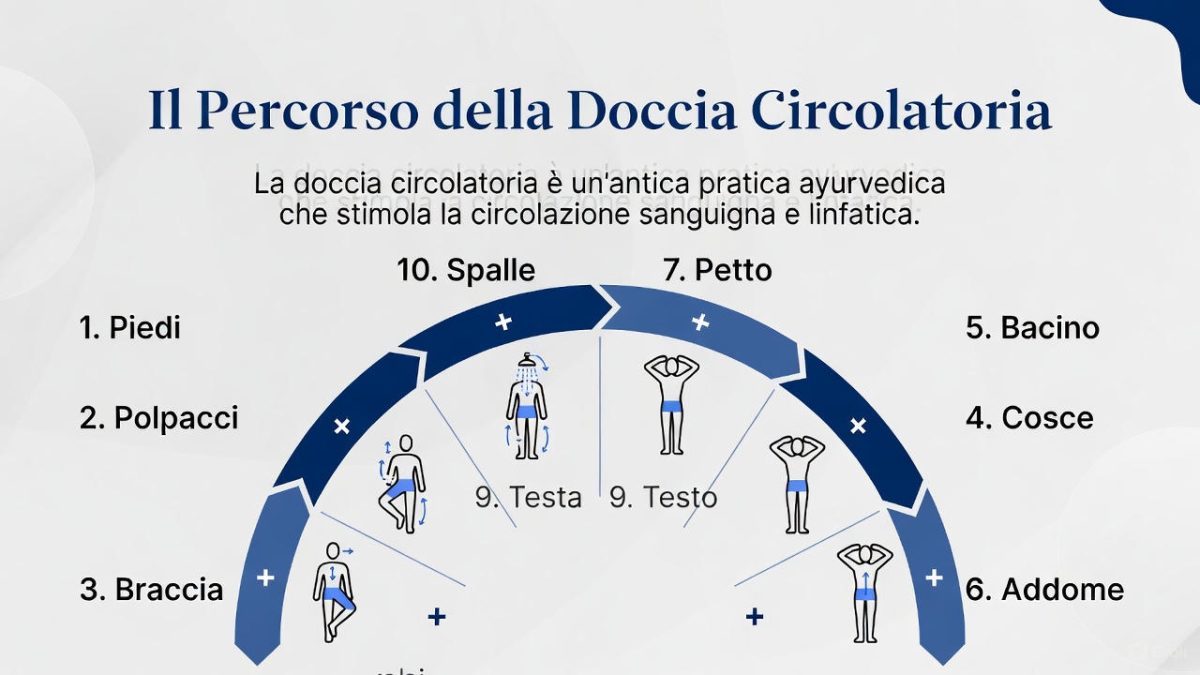 Gambe pesanti: consigli per gambe pesanti Doccia Circolatoria