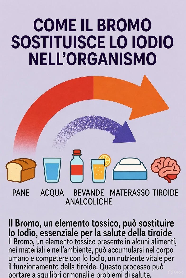 Come il BROMO sostituisce lo IODIO nel corpo