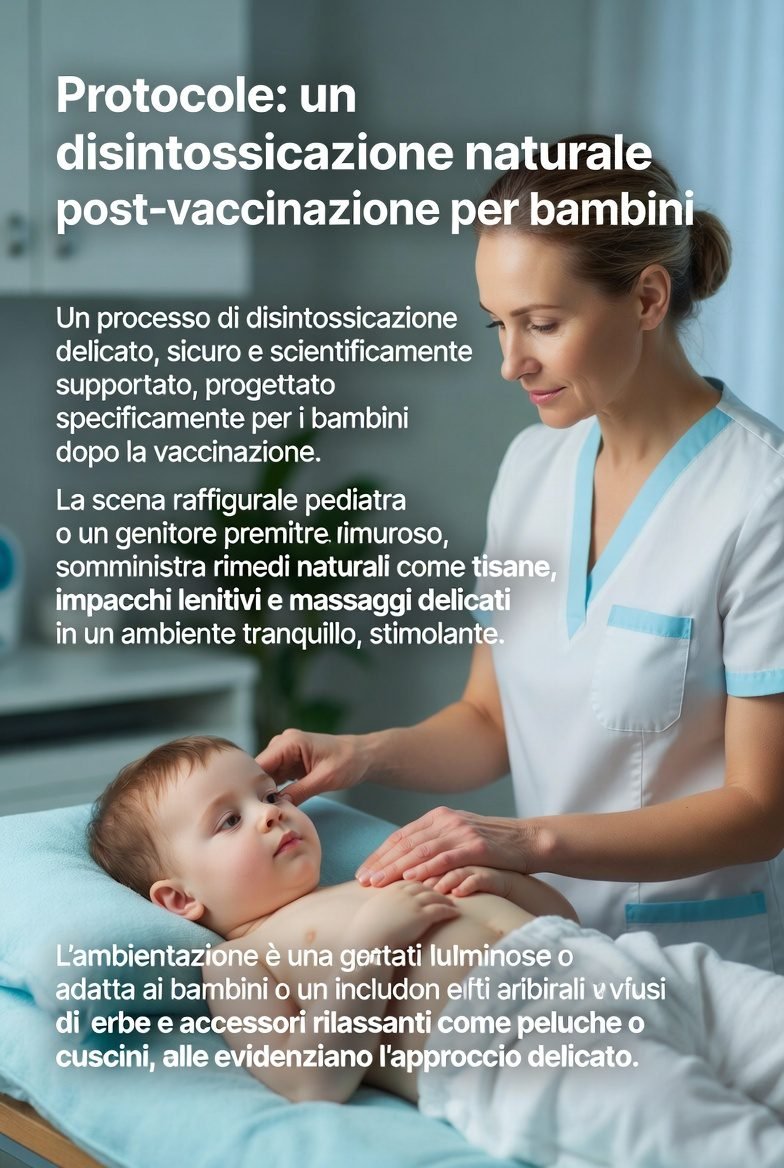 Disintossicazione naturale post-vaccinazione per bambini